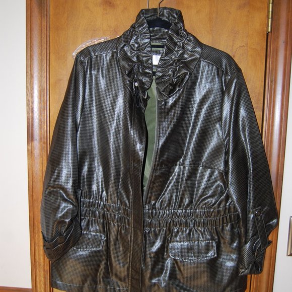 ERIN LONDON WOMENS RAINCOAT SIZE XL - Picture 1 of 7